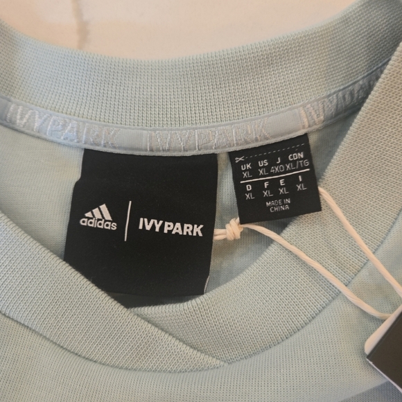 Ivy Park Adidas 4ALL UniteFit Unisex Green Embroidered Logo Sweatshirt XL - Picture 10 of 12